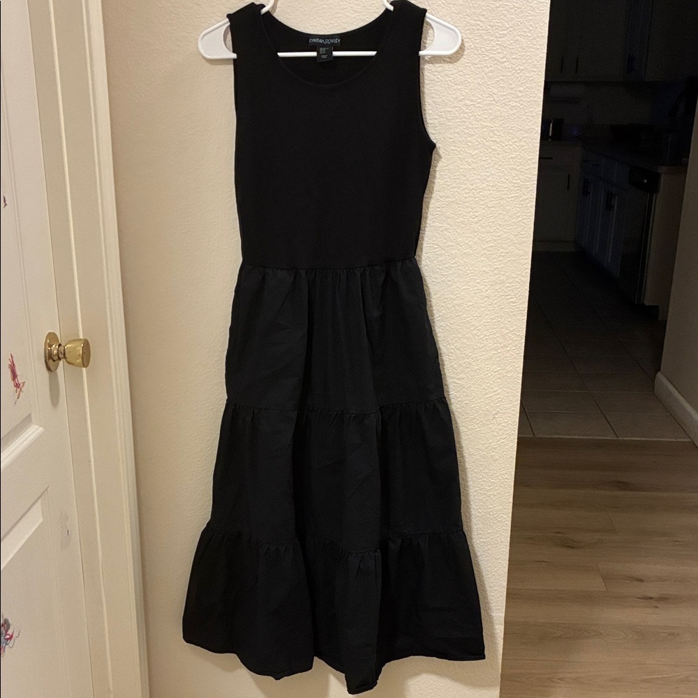 Cynthia Rowley Black Maxi Dress - Picture 2 of 6